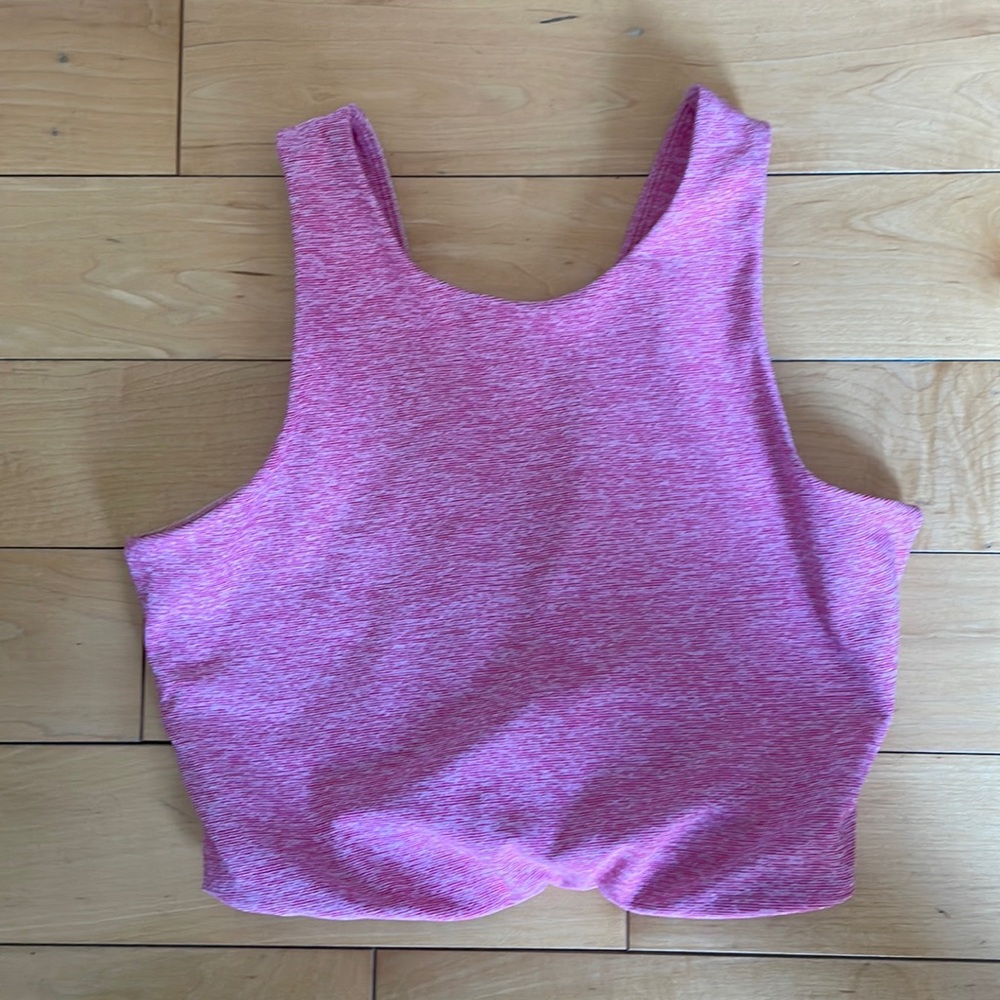 Outdoor Voices Venus Crop Top Rose/Clay/Flamingo